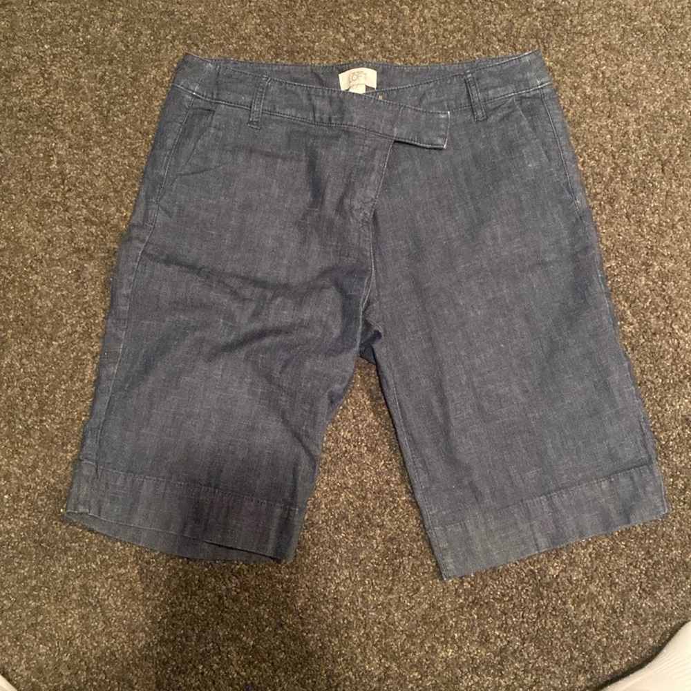 Ann Taylor loft, Jean trouser shorts